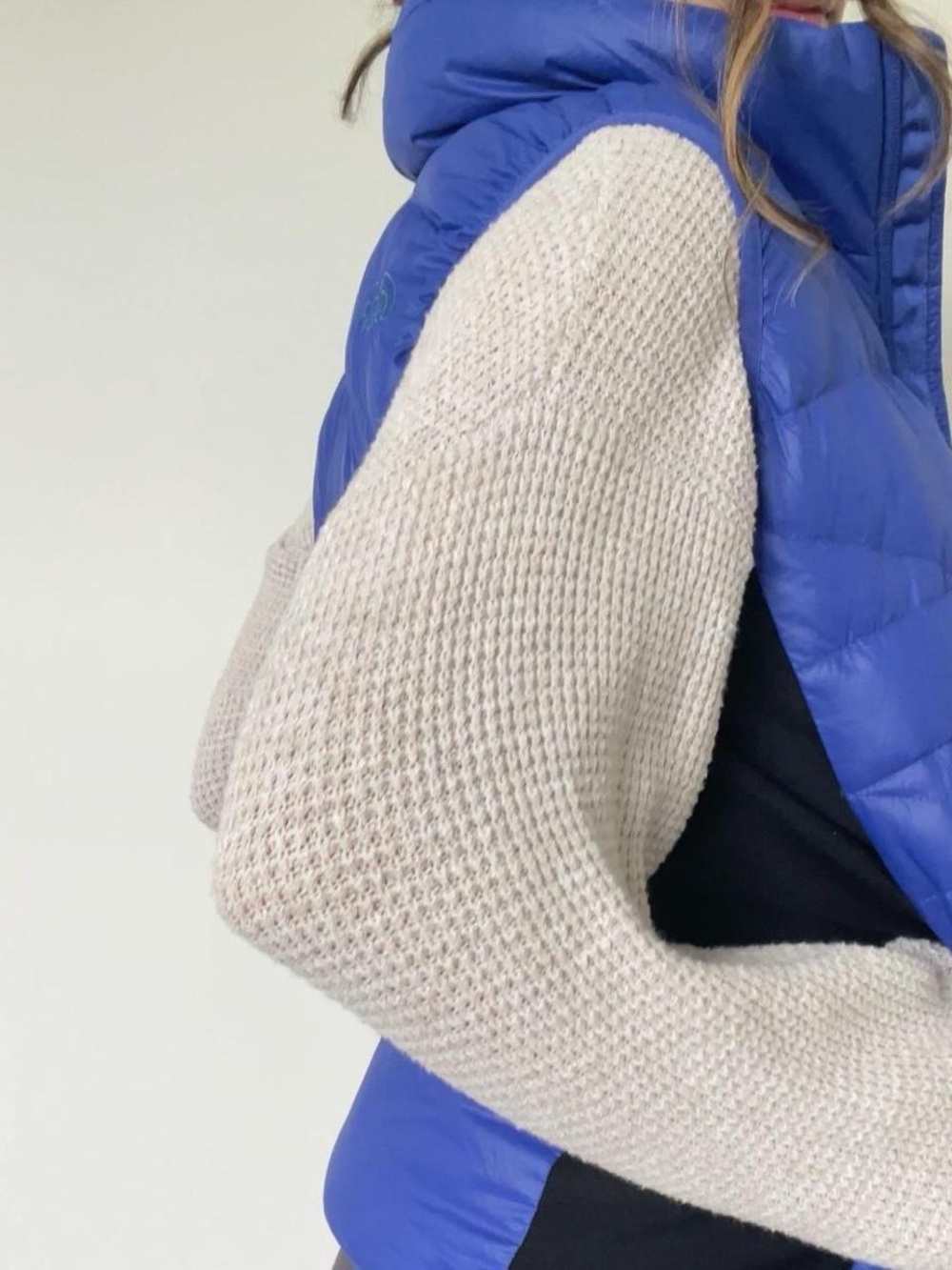 The North Face Blue Puffer Vest